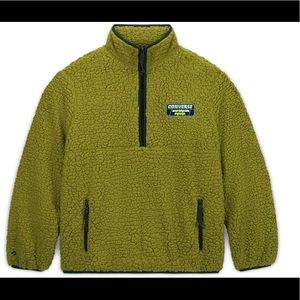 Converse half zip Sherpa pullover